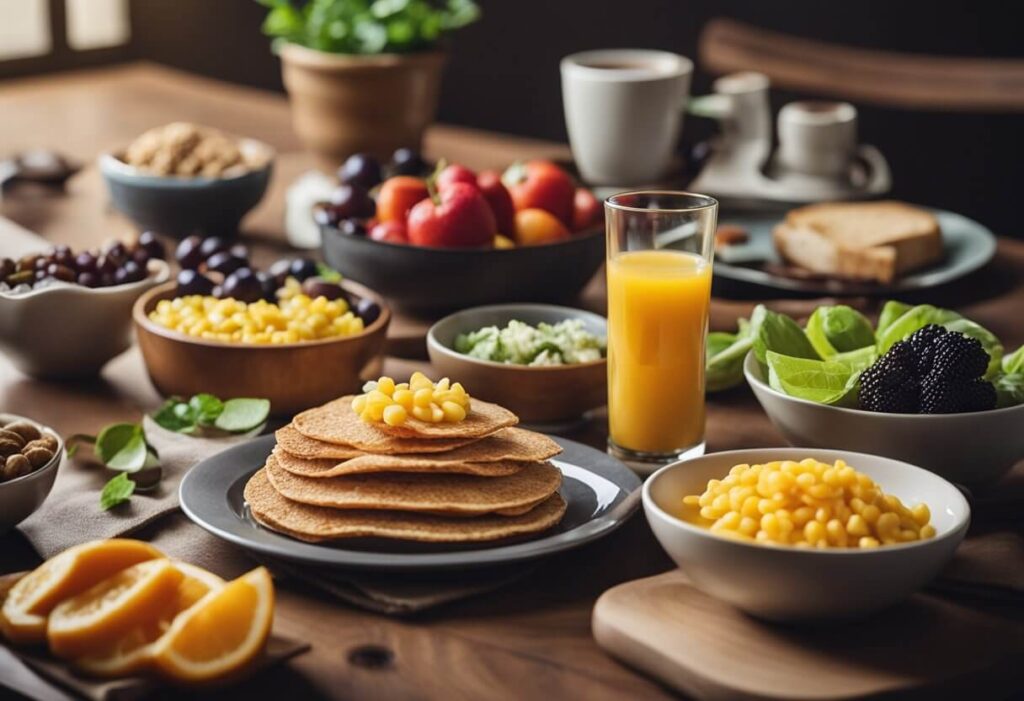 Frutas e verduras são alimentos típicos de uma dieta de baixa caloria.