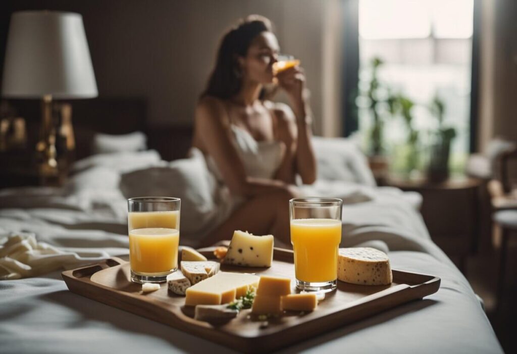 Café da manhã saudável numa dieta para emagrecer.